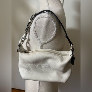 COACH Small White Shoulder Bag